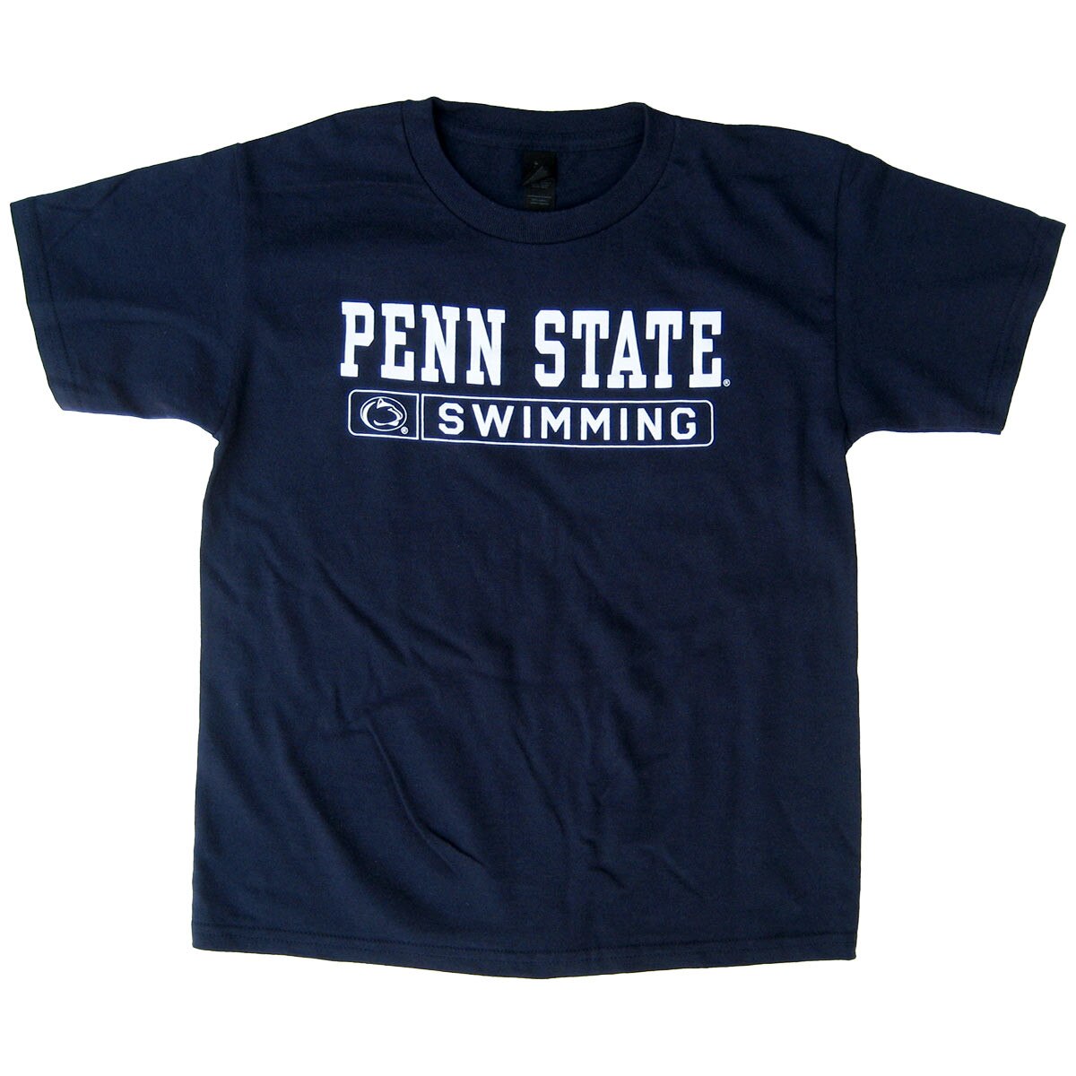 navy youth short sleeve t-shirt Penn State Swimming